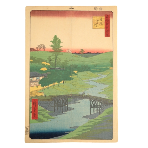 102 - UTAGAWA HIROSHIGE I (1797-1858) Furukawa River, Hiroo, from the series of One Hundred Famous Views o... 
