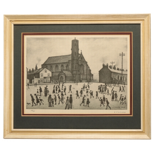 239 - *LAURENCE STEPHEN LOWRY (1887-1976) 'St Mary's, Beswick' signed and numbered 174/500 in pencil to th... 