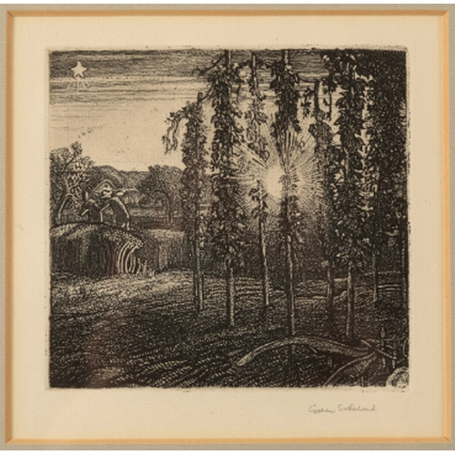 274 - *GRAHAM SUTHERLAND (1903-1980) 'Cray Fields' signed in pencil to the margin, from the sixth state ed... 
