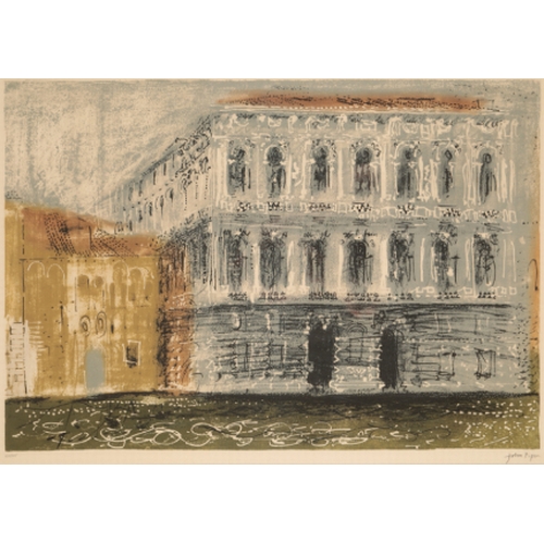282 - *JOHN PIPER (1903-1992) 'Palazzo Pesaro' (Levinson 356) signed and numbered 68/75 in pencil to the m... 