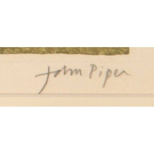 282 - *JOHN PIPER (1903-1992) 'Palazzo Pesaro' (Levinson 356) signed and numbered 68/75 in pencil to the m... 