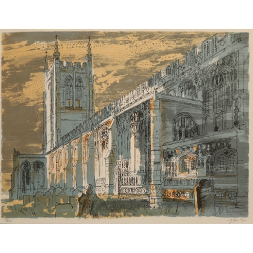 283 - *JOHN PIPER (1903-1992) 'Long Melford Church' (Levinson 336) signed and numbered 179/275 in pencil t... 