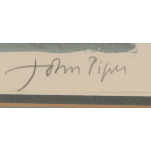 283 - *JOHN PIPER (1903-1992) 'Long Melford Church' (Levinson 336) signed and numbered 179/275 in pencil t... 