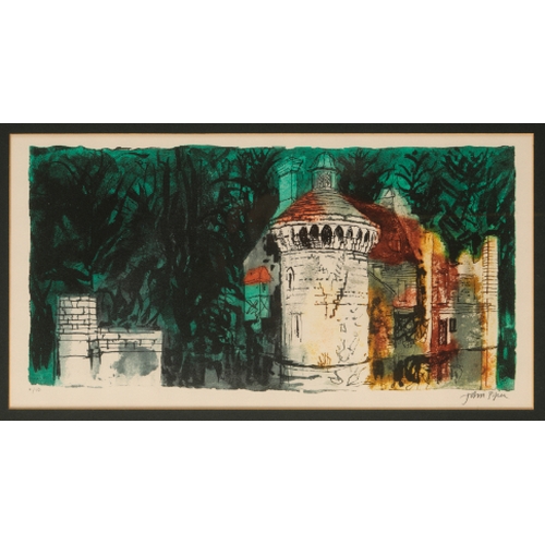 286 - *JOHN PIPER (1903-1992) 'Scotney Castle II' (Levinson 344) signed and numbered 11/50 in pencil to th... 