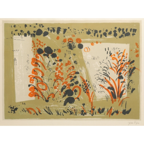 289 - *JOHN PIPER (1903-1992) 'St Kew, Cornwall: Church In A Hilly Landscape' (Levinson 127) signed in pen... 