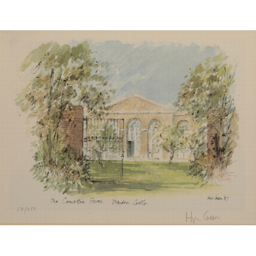 297 - *HUGH CASSON (1910-1999) 'The Camellia House, Wardour Castle' signed and numbered 17/250 in pencil t... 