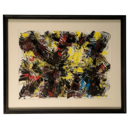 303 - *WILLIAM GEAR (1915-1997) 'Untitled, 1959' signed and dated lower right, abstract composition, mixed... 