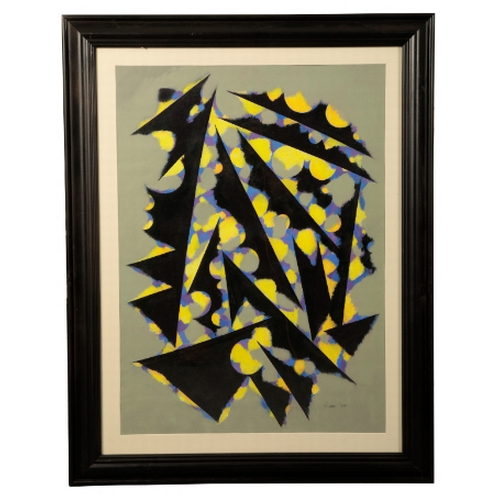 304 - *WILLIAM GEAR (1915-1997) 'Untitled, Dec. 1978' signed and dated lower right, abstract composition, ... 