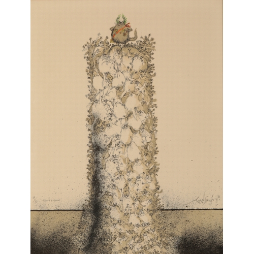 311 - *RONALD SEARLE (1920-2011) 'Onwards & Upwards' signed and dated in pencil lower right, titled and nu... 