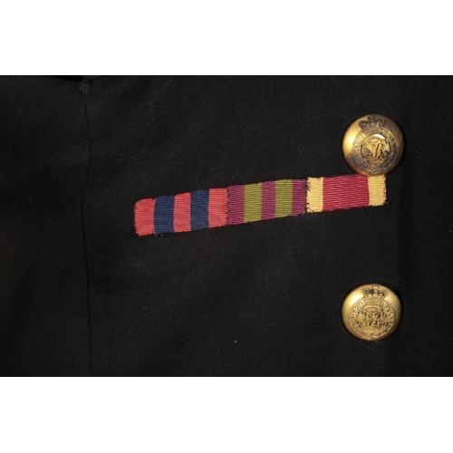 104 - A VICTORIAN FROCK COAT rank of Major, ribbons Indian General Service 1854-95, Indian General Service... 