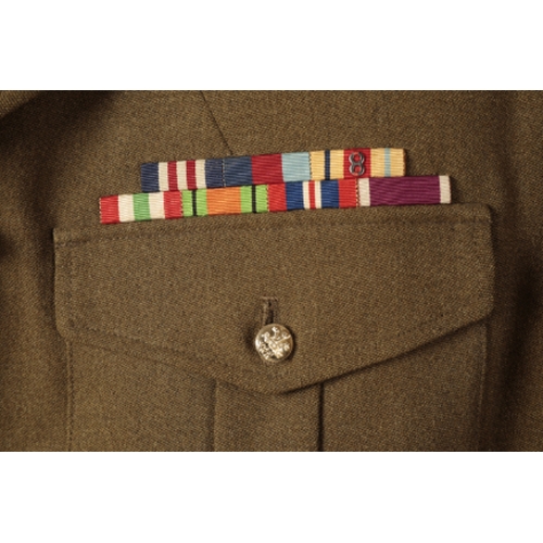 106 - A NO. 2 DRESS, JACKET AND TROUSERS R.S.N. E. Austin, 10th Royal Hussars, dated 21/08/60, medal ribbo... 