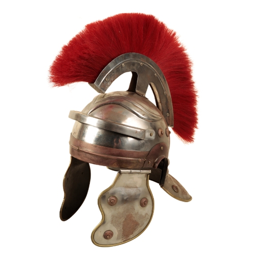 71 - A ROMAN STYLE LEGIONNAIRES HELMET and a reproduction Japanese Samurai's helmet (2)

Provenance: Lamp... 