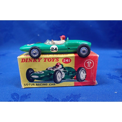 151 - DINKY TOYS 'LOTUS RACING CAR' AND M.G.B SPORTS CAR'