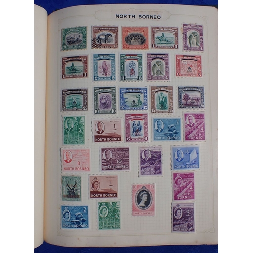 410 - A MID 20TH CENTURY STAMP COLLECTION, CONTAINED IN TWO ALBUMS mostly British Empire