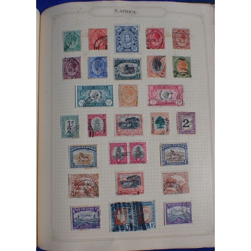 410 - A MID 20TH CENTURY STAMP COLLECTION, CONTAINED IN TWO ALBUMS mostly British Empire