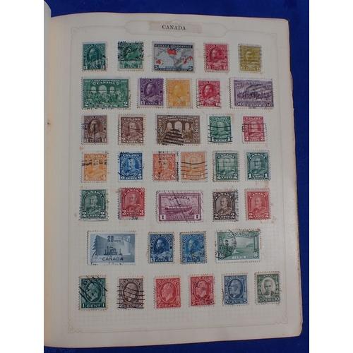 410 - A MID 20TH CENTURY STAMP COLLECTION, CONTAINED IN TWO ALBUMS mostly British Empire