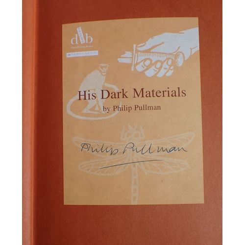 465 - PHILIP PULLMAN, 'THE AMBER SPYGLASS' , SCHOLASTIC LONDON (signed) with three other Philip Pullman bo... 