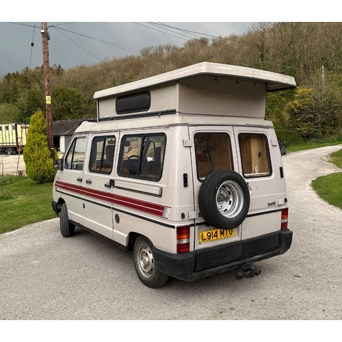 1 - A 1993 RENAULT TRAFIC RIMINI CAMPERVAN Registration Number: L914 MTO: Chassis Number: VF1T3X80510716... 