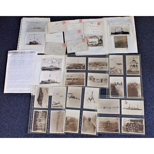 491 - A COLLECTION OF PHOTOGRAPHS, THE BRITISH INTERVENTION IN NORTH RUSSIA, DURING WWI taken by a member ... 