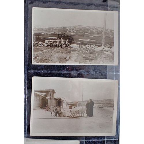 491 - A COLLECTION OF PHOTOGRAPHS, THE BRITISH INTERVENTION IN NORTH RUSSIA, DURING WWI taken by a member ... 