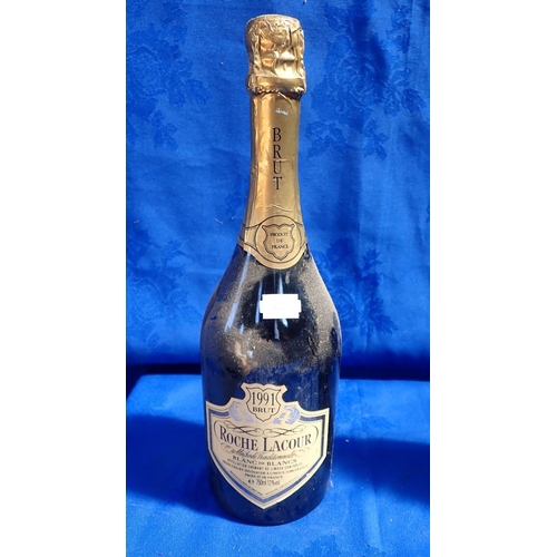 196 - A 1937 'CHARLES HEIDSIECK' EXTRA DRY CHAMPAGNE some leakage, together with a 1991 Brut Roche Lacour,... 