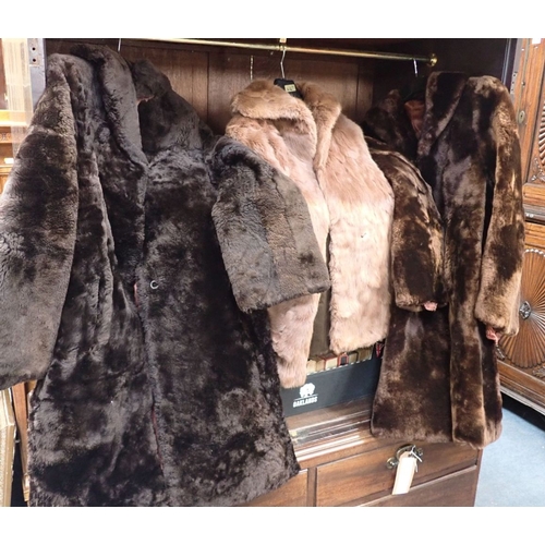 157 - A COLLECTION OF FUR COATS various (6)