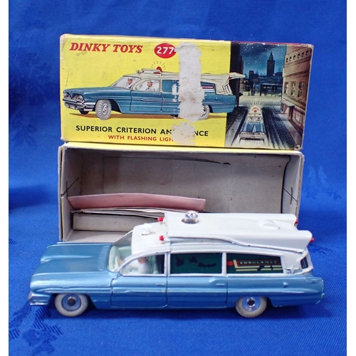 175 - A DINKY SUPERTOYS NO.978 REFUSE WAGON together with a Dinky Toys No.277 Superior Criterion Ambulance... 