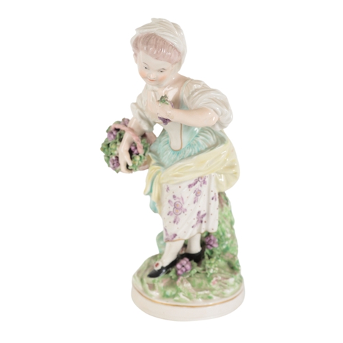 318 - TWO 18TH CENTURY DUESBURY & CO DERBY PORCELAIN FIGURES FROM THE 'COFFEE SEASONS' two re-issued figur... 