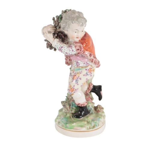 318 - TWO 18TH CENTURY DUESBURY & CO DERBY PORCELAIN FIGURES FROM THE 'COFFEE SEASONS' two re-issued figur... 