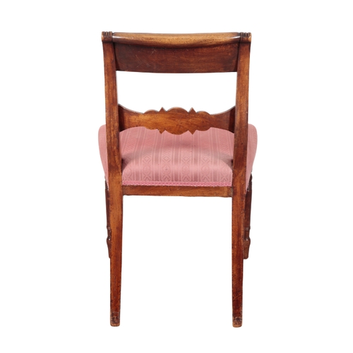 355 - A SET OF EIGHT EARLY 19TH CENTURY MAHOGANY DINING CHAIRS IN THE MANNER OF GILLOWS including two armc... 