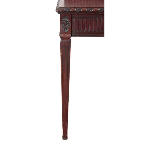 172 - A LATE VICTORIAN MAHOGANY SIDE TABLE RETAILED BY HENRY SAMUEL, 484 OXFORD STREET, LONDON late 19th C... 