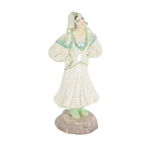 236 - A PLANT TUSCAN BONE CHINA FIGURE - 'THE COSSACK'S DAUGHTER' No. 67, 23cm high