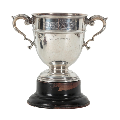 44 - A SILVER GOLFING TROPHY CUP AND COVER The 'Louisan' Golf Cup, A & J Zimmerman Ltd, Birmingham, 1922,... 