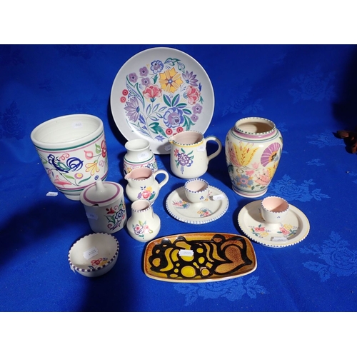 93 - A COLLECTION OF POOLE TRADITIONAL WARE 1930s to 1960s, with an Aegean tray