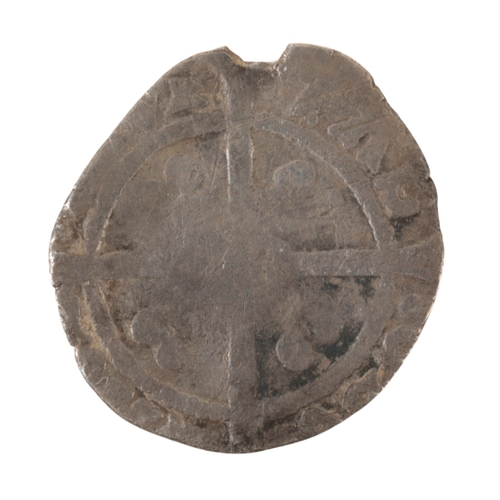 106 - RARE HENRY IV AR PENNY Crowned facing bust and annulet on the breast. 

Surface scratch marks with a... 