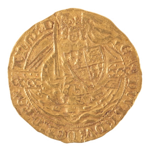 3 - AN EDWARD III GOLD HALF NOBLE London Mint (c.3.80grams)