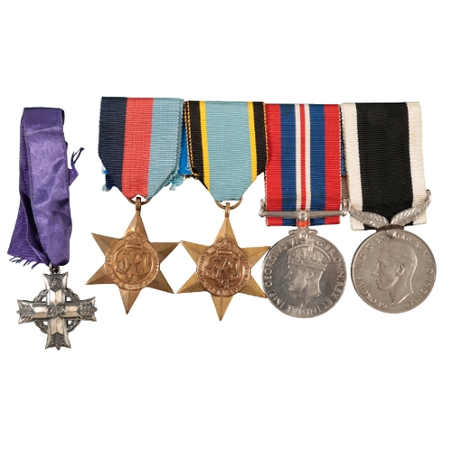 346 - THE EMOTIVE CASUALTY GROUP OF FIVE AWARDED TO FLIGHT SERGEANT NOEL BREWARD OF 488 SQUADRON, A MOSQUI... 