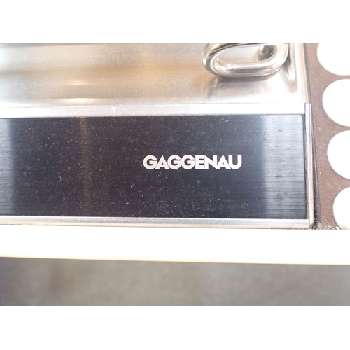 13 - A GAGGANEAU GRILLMOBILE ELECTRIC BARBEQUE white, 1970S