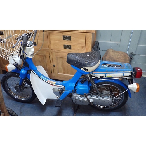 18 - HONDA NC50 EXPRESS MOPED first registered 1980, roadworthy (MOT exempt), 3309 miles, new tyres, batt... 