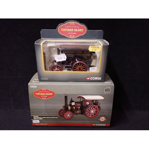 196 - A CORGI VINTAGE GLORY MODEL STEAM ENGINE - DUKE OF KENT CC20501, BOXED three other Corgi model steam... 