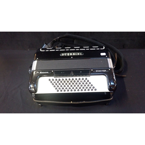 202 - A GUERRINI RAMONA QUATTRO ACCORDION cased