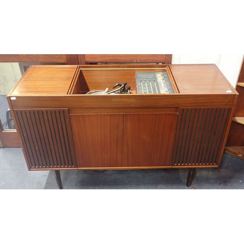 206 - A MARCONIPHONE 4310 IN TEAK CABINET, GARRARD DECK with instruction leaflet, 1960s 119cm wide (not te... 