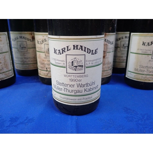 250 - KARL HAIDLE: STETTENER WARTBUHL, MULLER THURGAU KABINETT 1990 -9