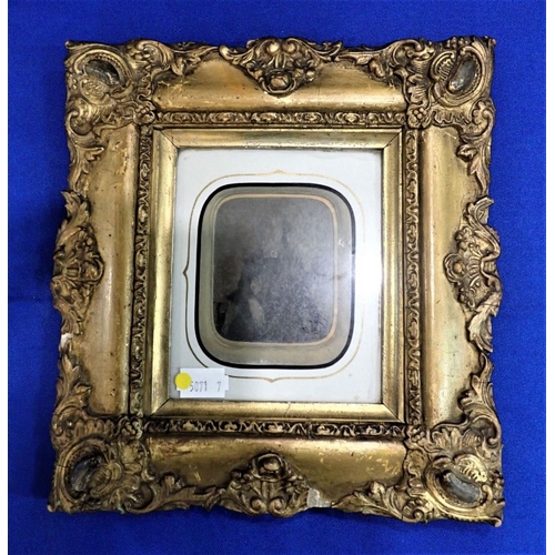 508 - A PAIR OF AMBROTYPE PHOTOGRAPHS, IN ORIGINAL GILT FRAMES and mounts