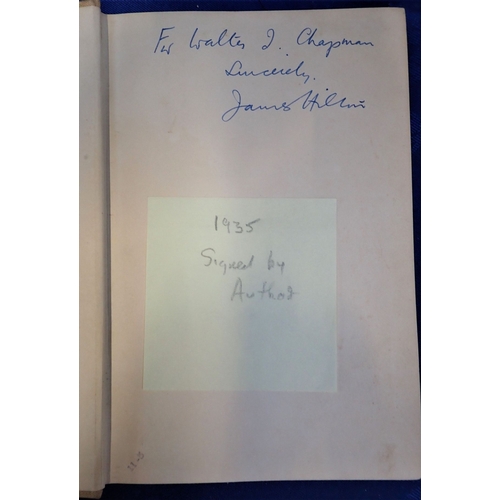 568 - HILTON, JAMES - GOODBYE, MR. CHIPS Reprint edition, signed by the author, published by Little, Brown... 