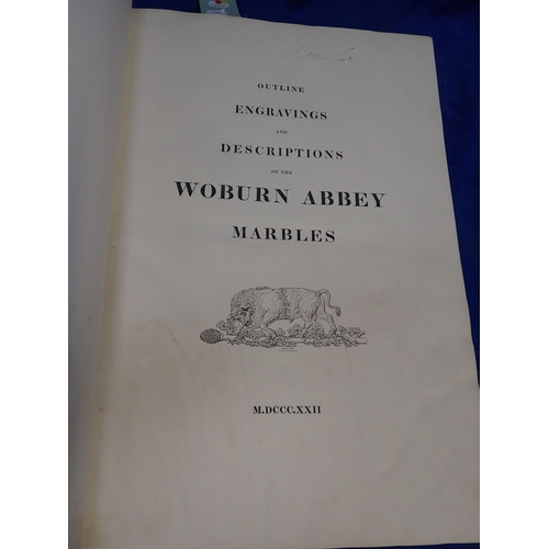 578 - 'OUTLINE ENGRAVINGS AND DESCRIPTIONS OF THE WOBURN ABBEY MARBLES' printed by William Nichols, 1822, ... 