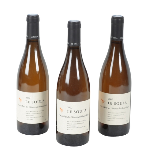 108 - A MIXED PARCEL OF FRENCH WHITE WINE Morillon Blanc by Jeff Carrel, 2010, 6 bottles; Le Soula Vin de ... 