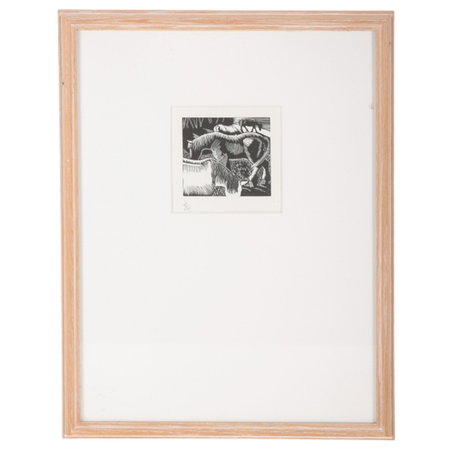 153 - AFTER JOHN NASH (1893-1977) 'Cows, 1920' numbered 1/20 in pencil to the margin, studio stamp verso, ... 