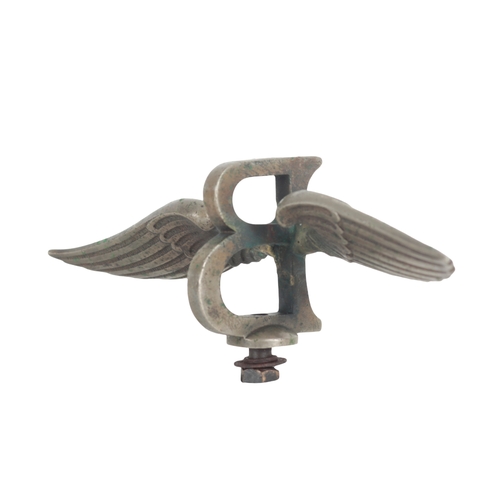 269 - A 'FLYING B' CAR MASCOT designed by F.Gordon Crosby for Bentley, early 20th century, 8cm high, 23.5c... 