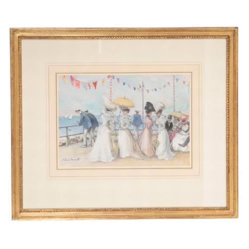 346 - *JOHN STRICKLAND GOODALL (1906-1986) 'Cowes' signed lower left, watercolour and pencil, 27cm x 37cm
... 